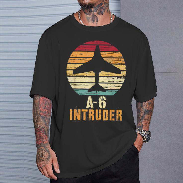 Vintage A-6 Intruder Military Aviation T-Shirt Gifts for Him