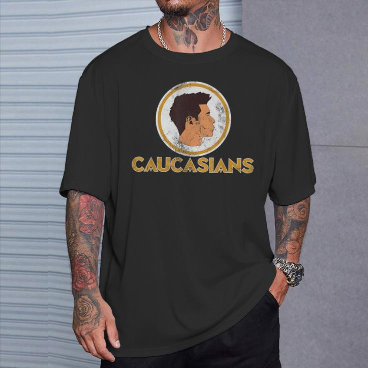 Vintage Caucasians Pride Caucasian Man T-Shirt Gifts for Him