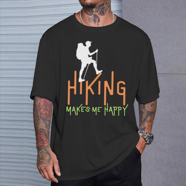 Vintage Hiking Mountain Adventure Aufkleber Für Abenteuer Liebe T-Shirt Geschenke für Ihn