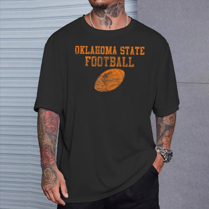 Vintage Oklahoma State Football T-Shirt Gifts for Him