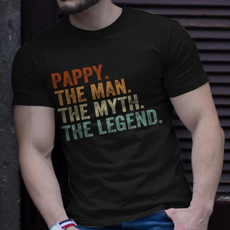 Vintage Pappy The Man The Myth The Legend Father's Day T-Shirt Gifts for Him