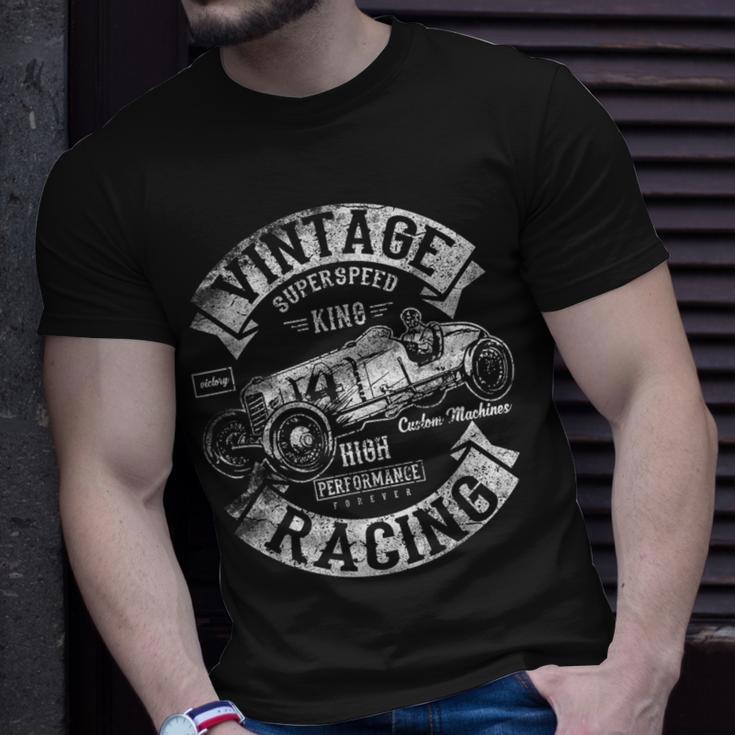 Vintage Racing Car Love Old Cars Retro T-Shirt Gifts for Him