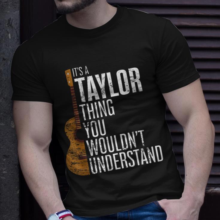 Vintage Taylor Retro It's A Taylor Thing First Name 70'S T-Shirt Gifts for Him