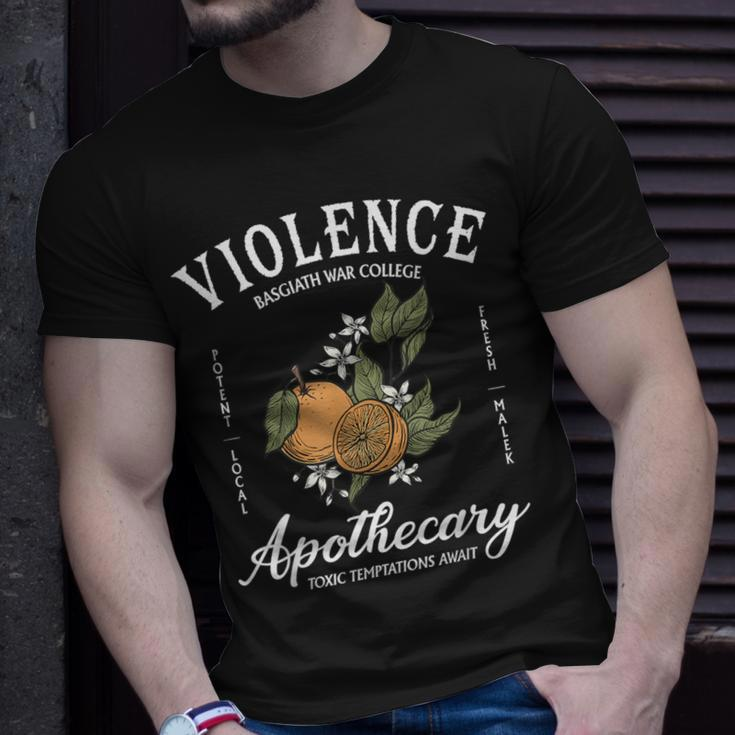 Violence Basgiath College Apothecary Toxic Temptations Await T-Shirt Gifts for Him