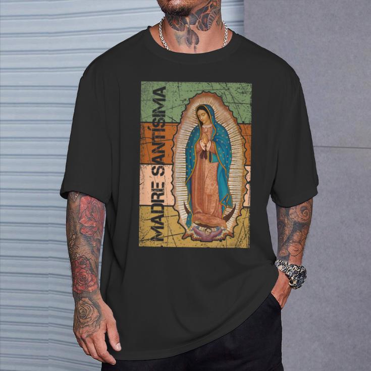 Virgen De Guadalupe Madre Santísima Camiseta unisex Regalos para él