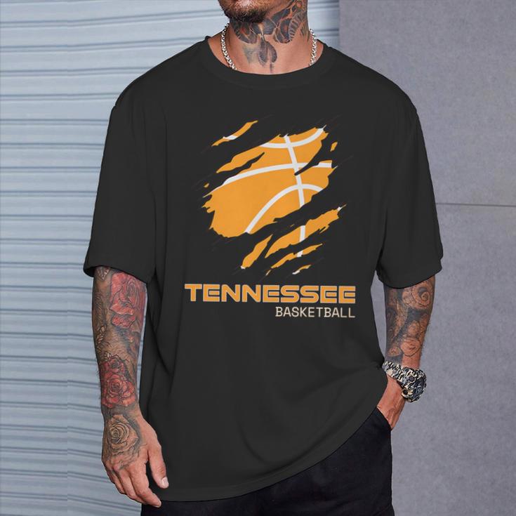 The Volunr State Fan Tennesseean Tennessee Basketball T-Shirt Gifts for Him