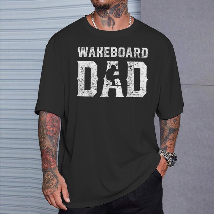 Wakeboard Dad Wakeboarding Vintage T-Shirt Gifts for Him