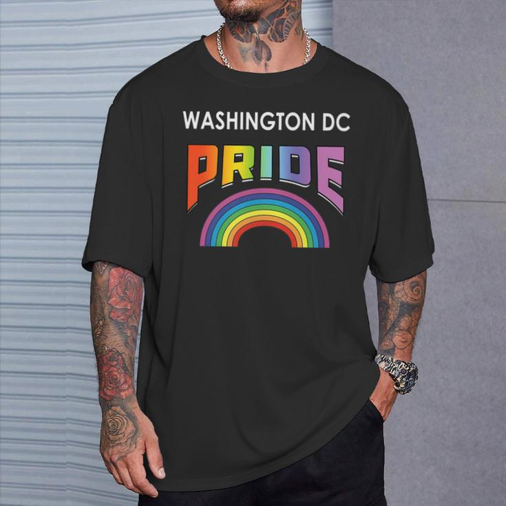 Washington Dc Lgbt Pride 2020 Rainbow T-Shirt Gifts for Him