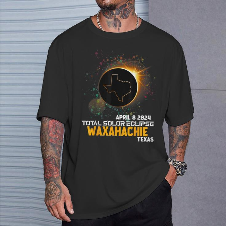 Waxahachie Texas Total Solar Eclipse 2024 T-Shirt Gifts for Him