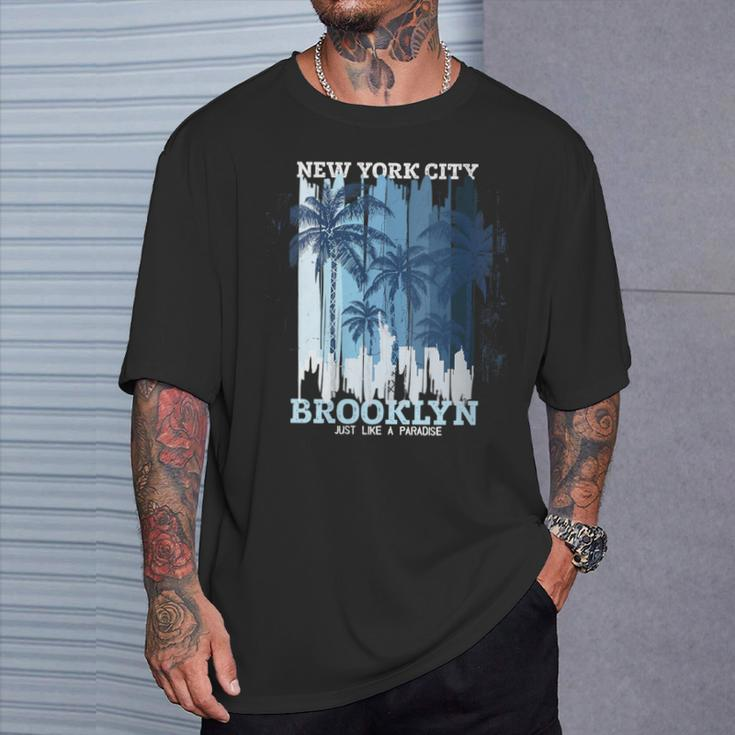 Wear Brooklyn Vintage New York City Brooklyn T-Shirt Gifts for Him