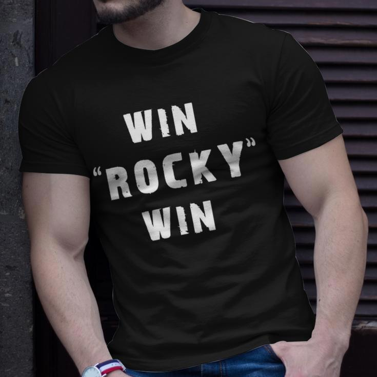 Win Rocky Win T-Shirt Gifts for Him
