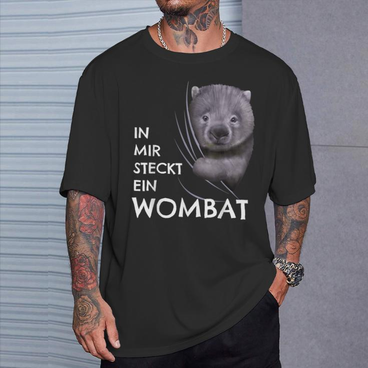Wombat Costume Children's Clothing In Mir Steckt Ein Wombat T-Shirt Geschenke für Ihn