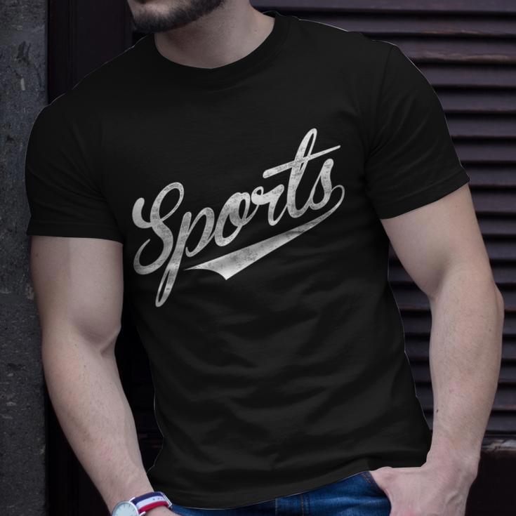 The Word Sports A That Says Sports T-Shirt Gifts for Him