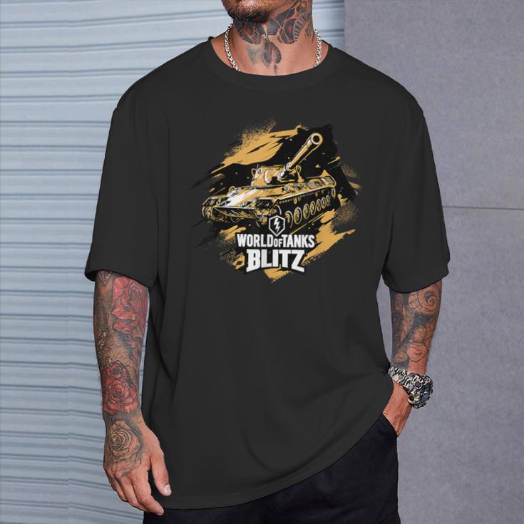 World Of Tanks Blitz Wild Leo T-Shirt Geschenke für Ihn