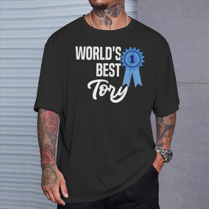 World's Best Tory Name Personalized T-Shirt Gifts for Him