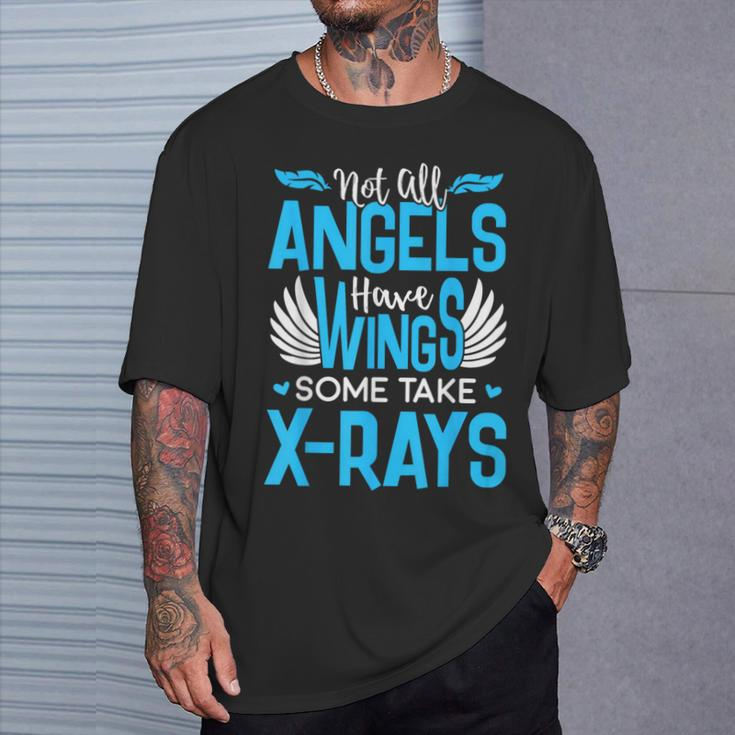 X-Ray Tech Angel Wings Radiology Tech Graduation T-Shirt Gifts for Him