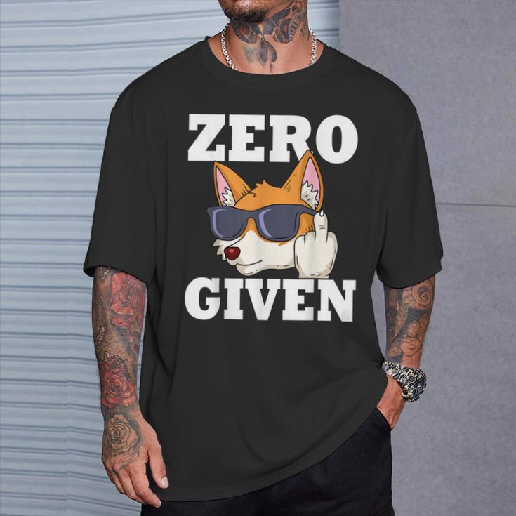 Zero Fox Given Fox T-Shirt Geschenke für Ihn