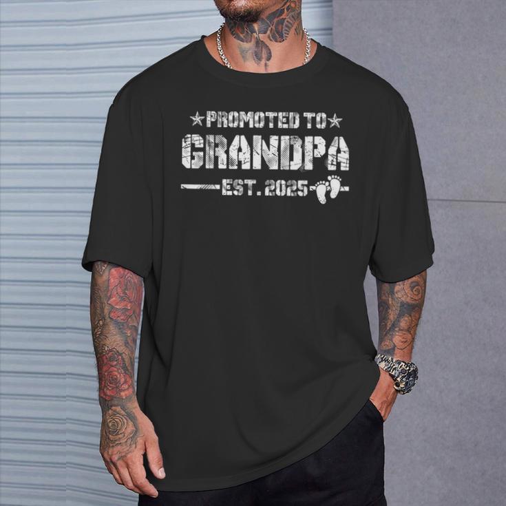 Zu Grandpa Est Befördert 2025 Wird Bald Geladen Um Papa Zu Sein T-Shirt Geschenke für Ihn