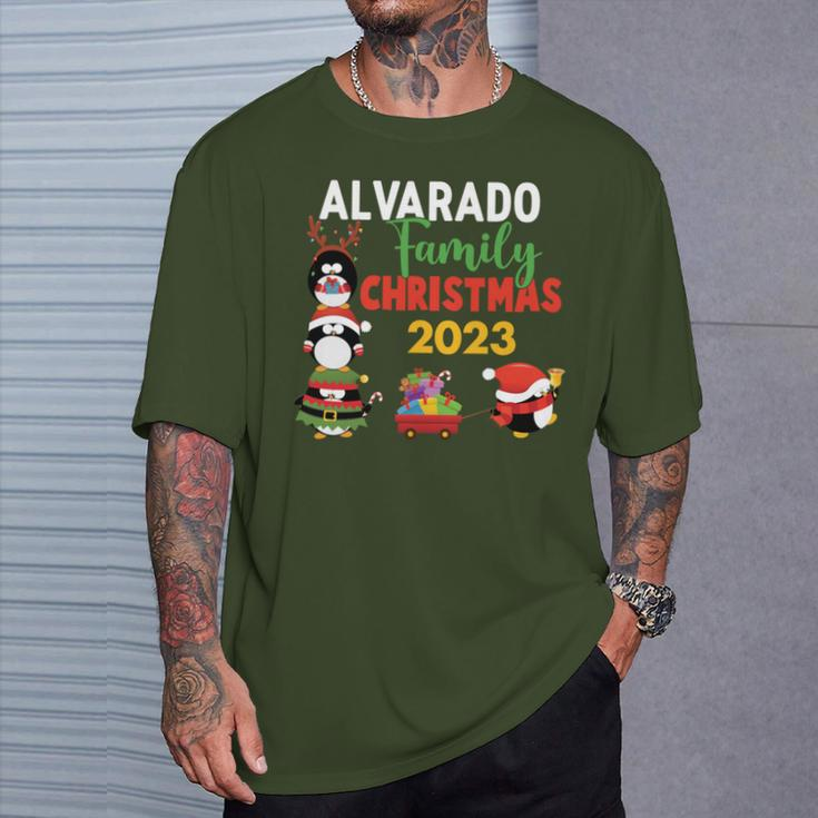 Alvarado Family Name Alvarado Family Christmas T-Shirt Gifts for Him