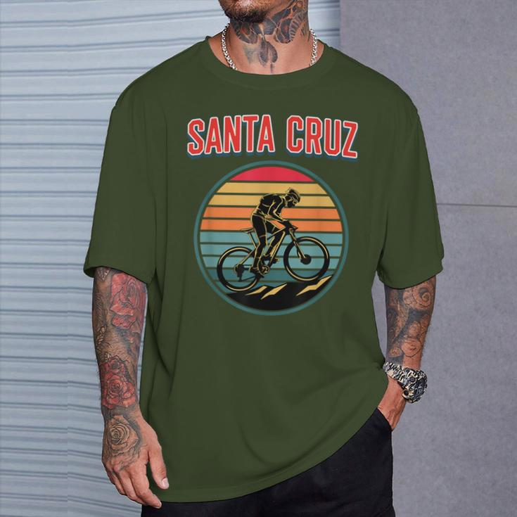Bicycle Retro Vintage Santa Cruz Summer Cycling T-Shirt Geschenke für Ihn