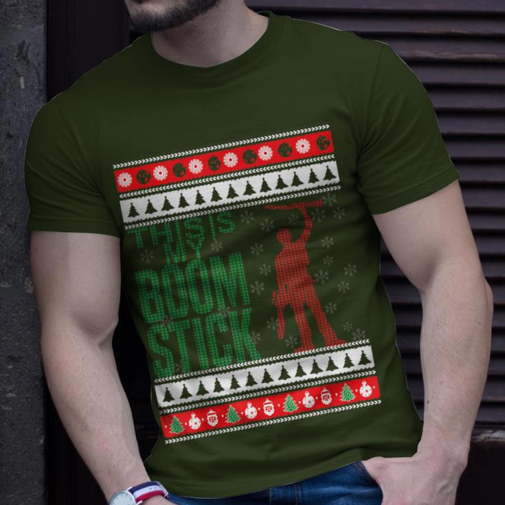 This Is My Boomstick Shotgun Christmas Snow Dead Evil T-Shirt Gifts for Him