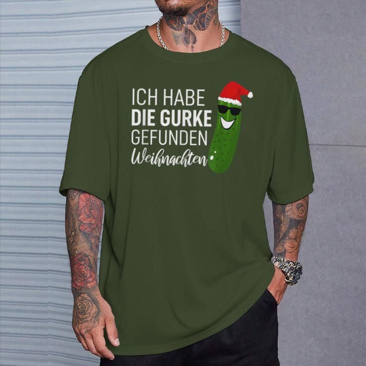 Christmas Cucumber Ich Habe Die Gurke Gefen Ich Habe Die Guarke Find T-Shirt Geschenke für Ihn
