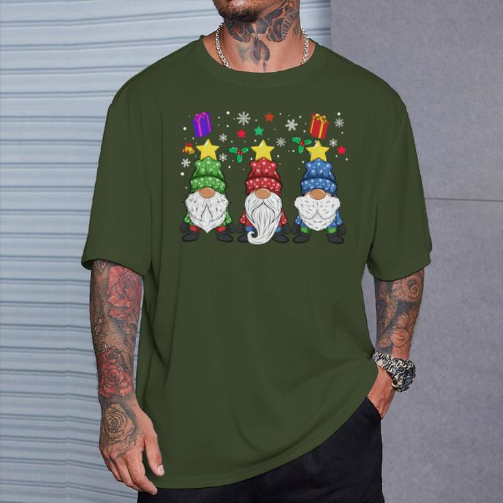 Christmas Garden Gnome Christmas Gnome Or Gnome T-Shirt Geschenke für Ihn