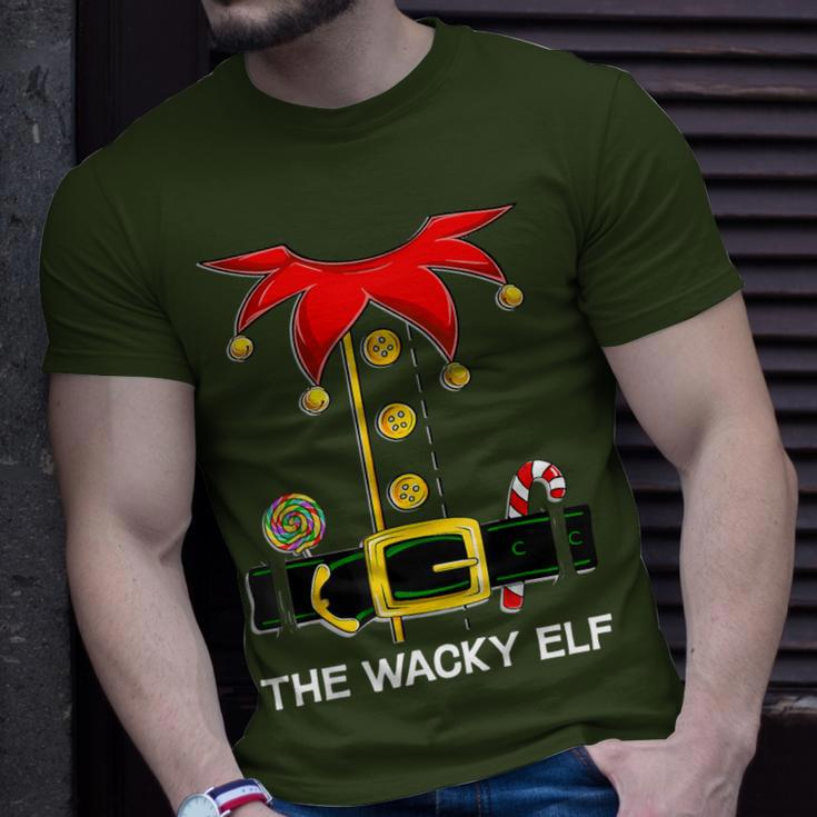 Elf Group Family Matching The Wacky Elf Christmas T-Shirt Gifts for Him