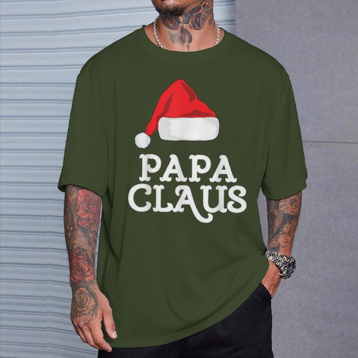 Family Papa Claus Christmas Santa's Hat Matching Pajama T-Shirt Gifts for Him