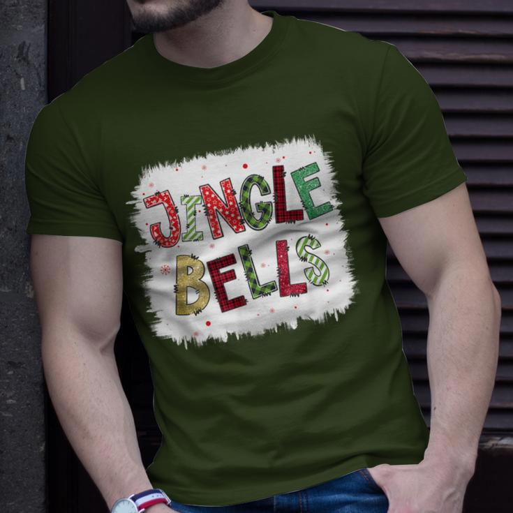 Jingle Bells Christmas Family Pajama Bleach Xmas T-Shirt Gifts for Him