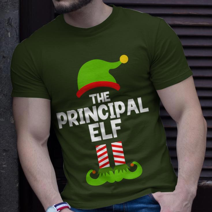 The Principal Elf Christmas Matching Family Party T-Shirt Gifts for Him