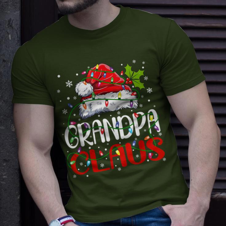 Grandpa Claus Christmas Santa Matching Family Xmas Pajamas T-Shirt Gifts for Him