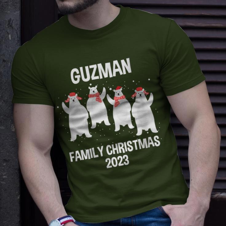 Guzman Family Name Guzman Family Christmas T-Shirt Gifts for Him