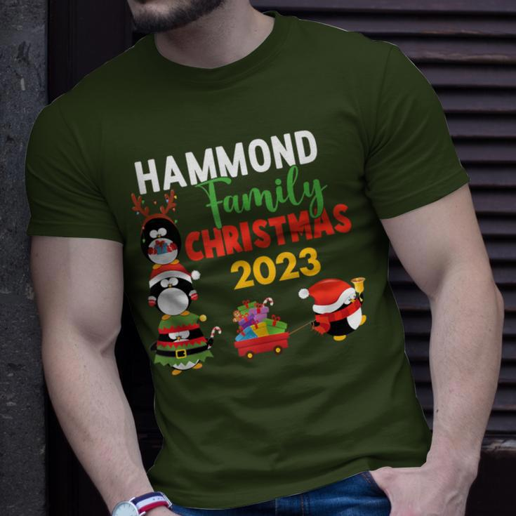 Hammond Family Name Hammond Family Christmas T-Shirt Gifts for Him