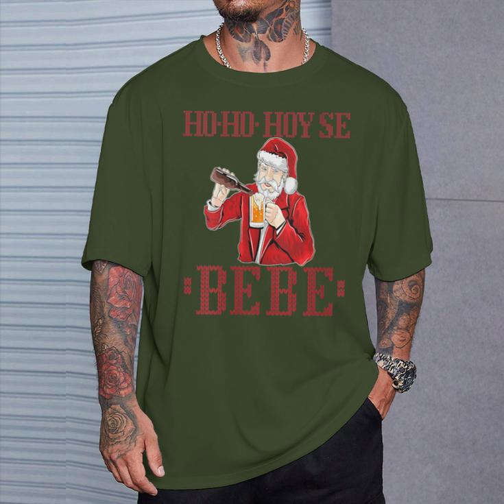 Ho Ho Hoy Se Bebe Ugly Christmas Dominican T-Shirt Gifts for Him