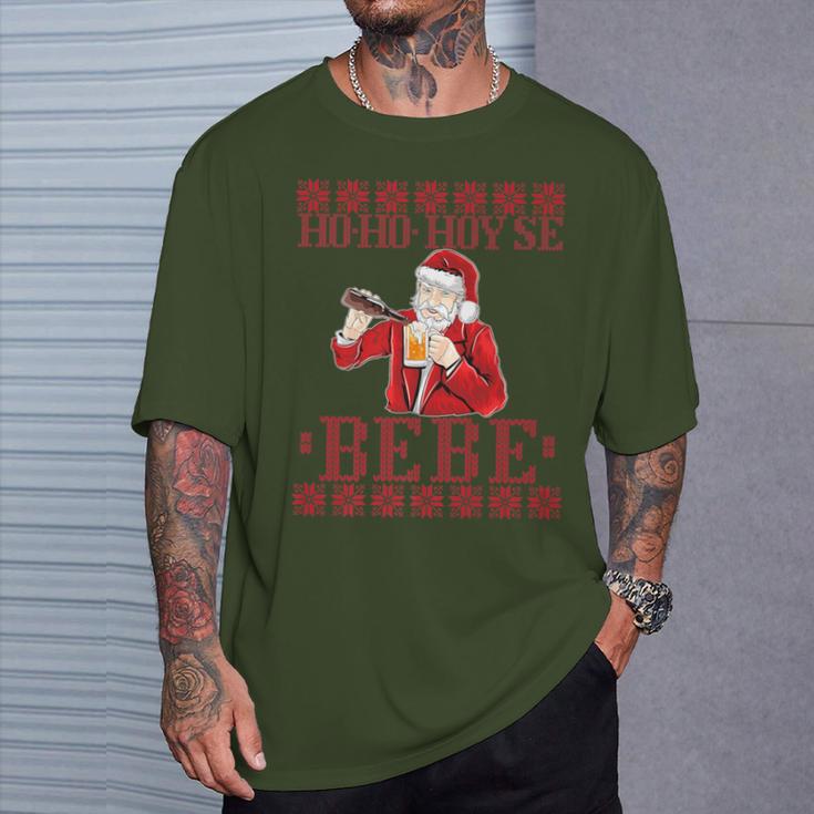 Hoy Se Bebe Ugly Christmas Dominican T-Shirt Gifts for Him