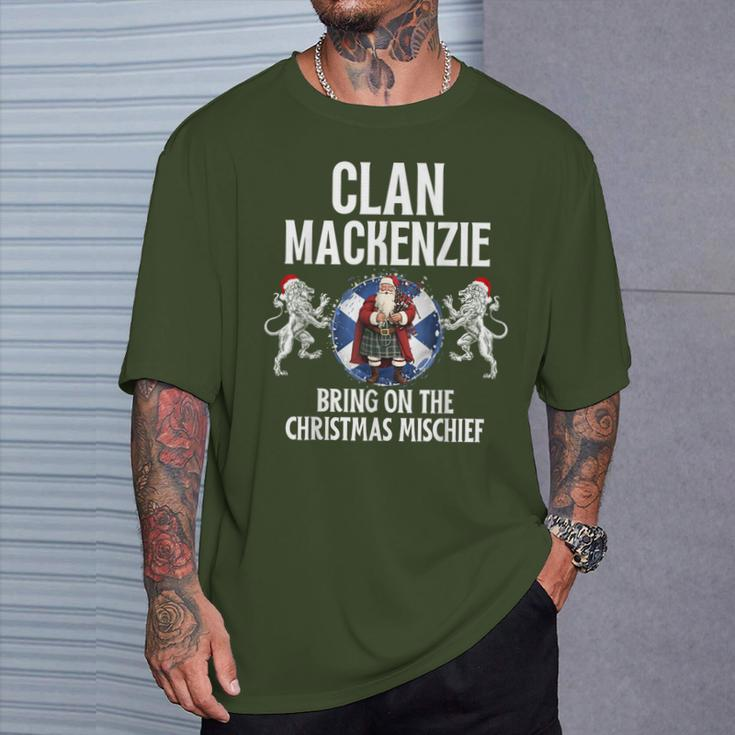 Mackenzie Clan Christmas Scottish Family Name Party T-Shirt Gifts for Him