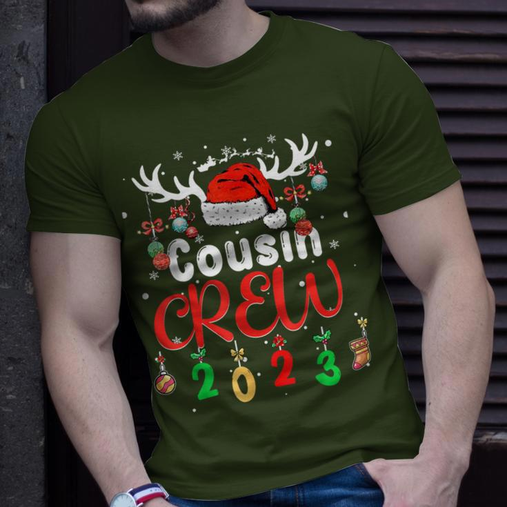 Matching Family Christmas Cousin Crew 2023 Elf Squad Xmas Pj T-Shirt Gifts for Him