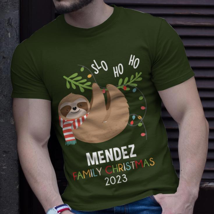 Mendez Family Name Mendez Family Christmas T-Shirt Gifts for Him