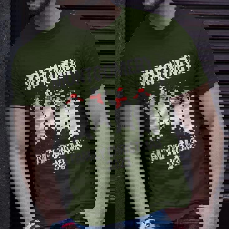 Montgomery Family Name Montgomery Family Christmas T-Shirt Gifts for Him