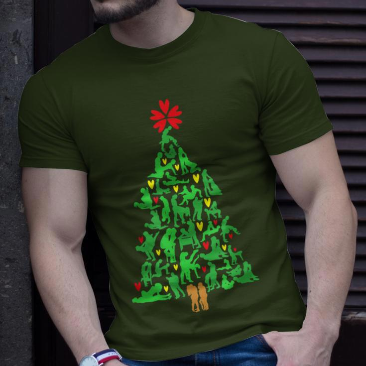 Naughty Xmas Ornaments Kamasutra Adult Humor Christmas T-Shirt Gifts for Him