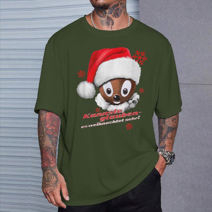 Pittiplatsch As Santa Claus T-Shirt Geschenke für Ihn