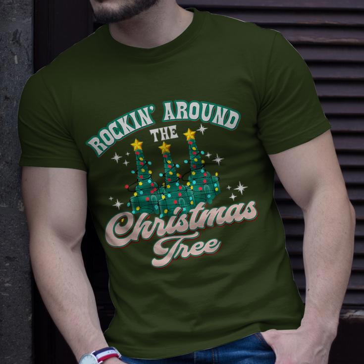 Rocking Around Christmas Tree Xmas Respiratory Therapist T-Shirt Gifts for Him