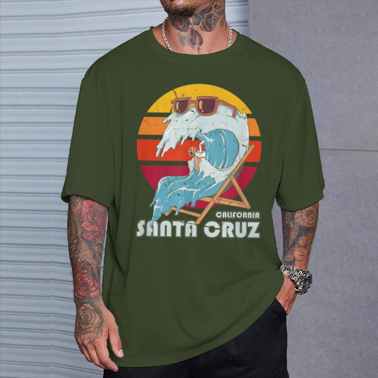 Santa Cruz California Vintage Retro S T-Shirt Geschenke für Ihn
