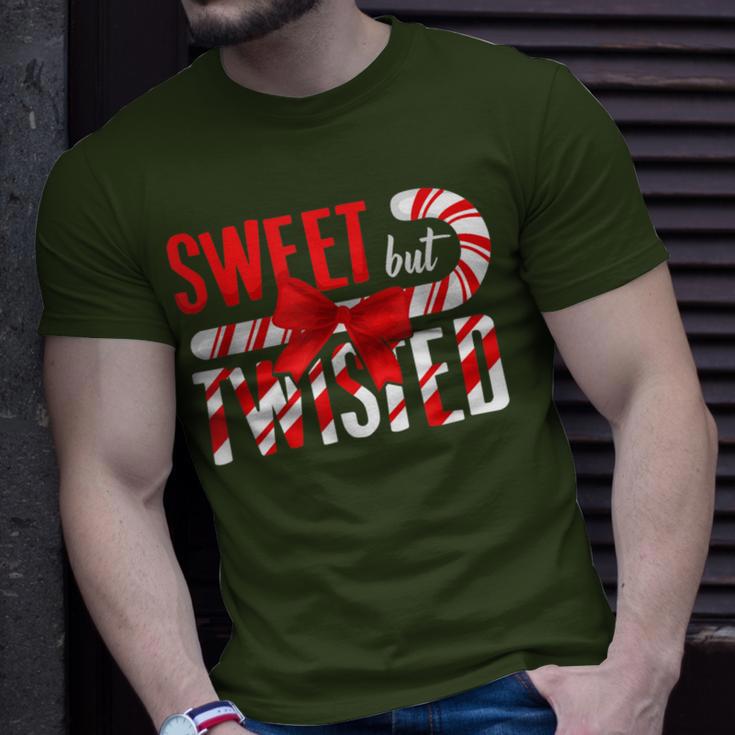 Sweet Twisted Christmas Candy Cane T-Shirt Gifts for Him