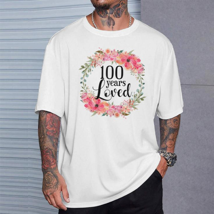 100Th Birthday 100 Years Old Loved Awesome Since 1921 T-Shirt Gifts for Him