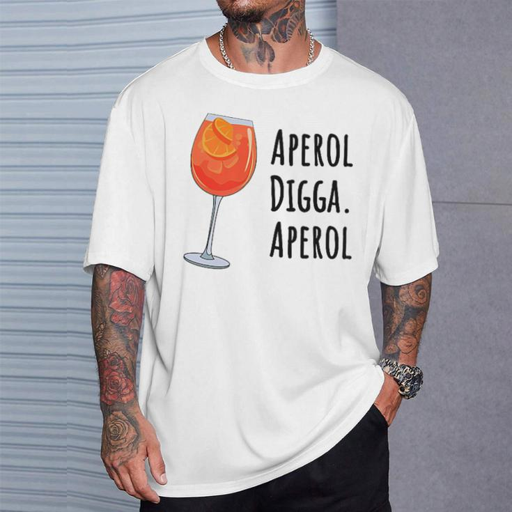 Aperol Digga Aperol Cocktail Summer Drink Aperol T-Shirt Geschenke für Ihn