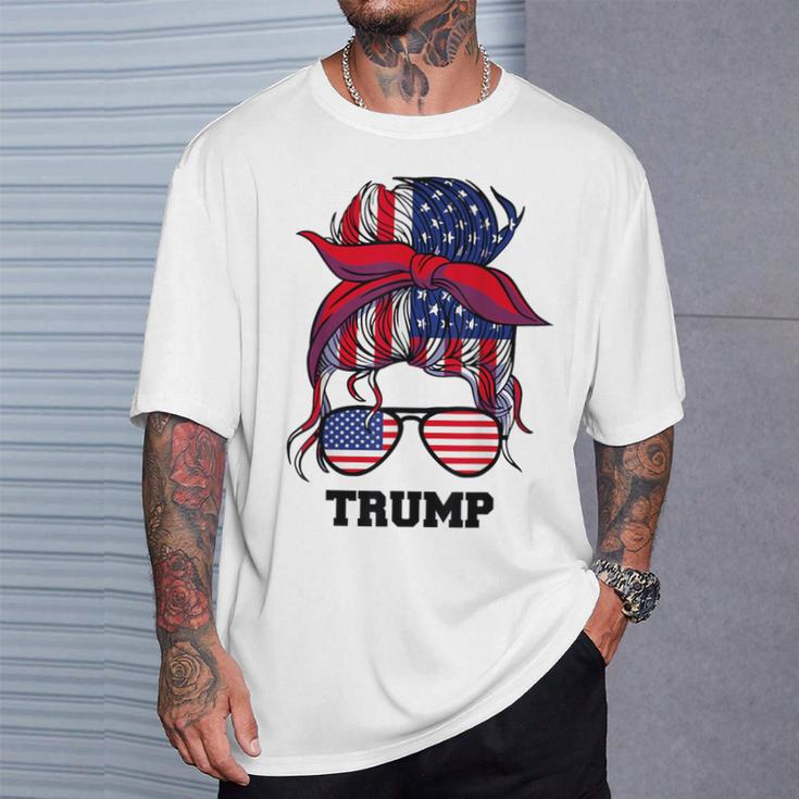 Bandana Headscarf Sunglasses Girls Trump T-Shirt Gifts for Him