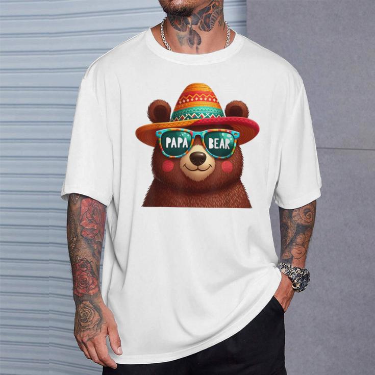 Bär Papa Bear Papaatertagsgeschenk Für Papa Spruch Lustig T-Shirt Geschenke für Ihn