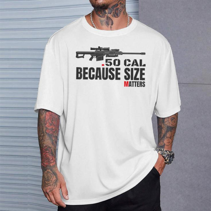 Barrett 50 Cal Gun Love 2Nd Amendment Adult Pro Gun Army T-Shirt Gifts for Him